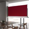 vidaXL Patio Retractable Side Awning 120x300 cm Red