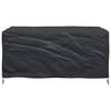vidaXL Furniture Cover Plain Black 172 x 113 x 73 cm 600D