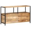vidaXL Sideboard 110x35x65 cm Solid Mango Wood