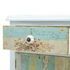 vidaXL Bedside Cabinet White 40x30x62 cm MDF