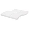 vidaXL Foam Mattress White 160x200 cm 7-Zone Hardness 20 ILD
