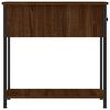 vidaXL Bedside Cabinet Brown Oak 30x60x60 cm Engineered Wood