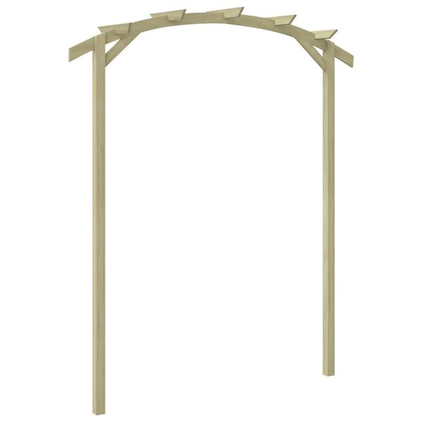 vidaXL Garden Pergola Impregnated Pinewood 180x210x40 cm