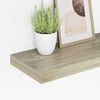 vidaXL Floating Wall Shelves 2 pcs Oak 50x23x3.8 cm MDF
