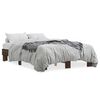 vidaXL Bed Frame without Mattress Brown Oak 135x190 cm Double