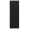 vidaXL Apothecary Cabinet Black oak 30 x 41 x 118 cm Engineered wood
