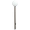 vidaXL Bollard Light with Outlet 120 cm Stainless Steel IP44
