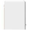 vidaXL Hanging Cabinet with Door Grey Sonoma and White 30 x 31 x 40 cm