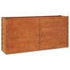 vidaXL Garden Raised Bed Rusty 160x40x77 cm Corten Steel