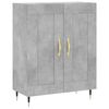 vidaXL Highboard Concrete Grey 69.5x34x180 cm Engineered Wood