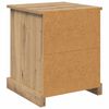 vidaXL Bedside Cabinet with Drawer 2 pcs Artisan Oak 39 x 39 x 47.5 cm