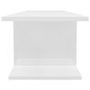 vidaXL Wall Mounted TV Cabinet High Gloss White 103x30x26.5 cm