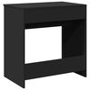 vidaXL Dressing Table with Mirror Black 73x46.5x120 cm