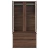 vidaXL Bathroom Cabinet Brown Oak 79.5 x 49 x 156 cm Engineered Wood