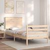 vidaXL Bed Frame without Mattress 100x200 cm Solid Wood