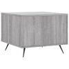 vidaXL Coffee Tables 2 pcs Grey Sonoma 50x50x40 cm Engineered Wood