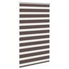 vidaXL Zebra blind 80.9x175 cm Fabric Width 76.7 cm coffee