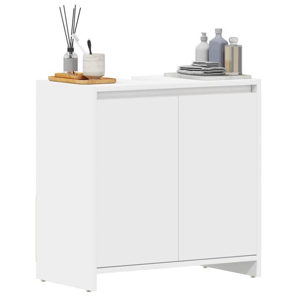 vidaXL Bathroom Cabinet White 60x33x61 cm Engineered Wood