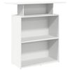 vidaXL Reception Desk White 100x40x104 cm Engineered Wood