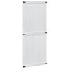 vidaXL Door Corona White 90 x 210 cm Engineered Wood