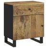 vidaXL Bedside Cabinet 50x33x60 cm Solid Wood Mango&Engineered Wood