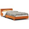 vidaXL Bed Frame without Mattress Wax Brown 90x200 cm Solid Wood Pine