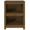 vidaXL Book Cabinet Honey Brown 50x35x68 cm Solid Wood Pine
