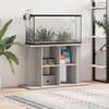 vidaXL Aquarium Stand Grey Sonoma 100x40x60 cm Engineered Wood