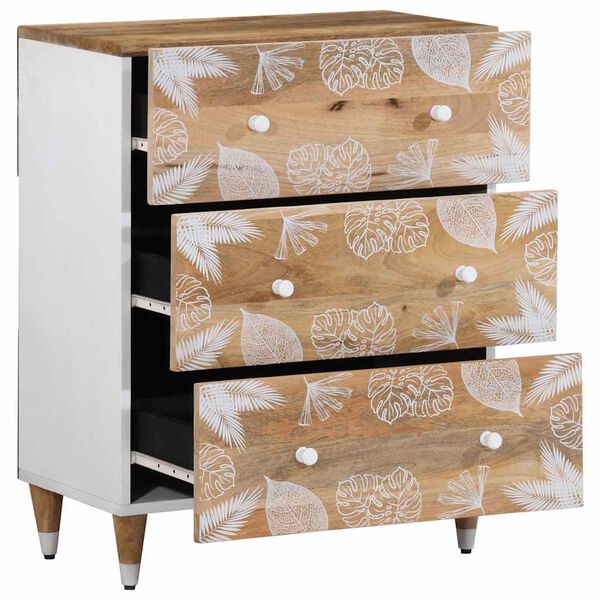 vidaXL Sideboards 2 pcs 60x33.5x75 cm Solid Wood Mango