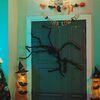 vidaXL Halloween Spider Decoration 3 pcs Black 150 cm Polyester