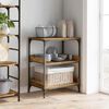 vidaXL Kitchen Trolley Old Wood 60 x 41 x 80.5 cm Engineered Wood