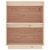 vidaXL Console Cabinet 60x34x75 cm Solid Wood Pine