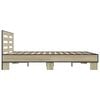 vidaXL Bed Frame without Mattress Sonoma Oak 150x200 cm King Size