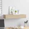 vidaXL Wall-mounted Drawer Shelf Oak 60x23.5x10cm MDF