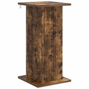 vidaXL Plant Stand Smoked Oak 30.5 x 30 x 60.5 cm Engineered Wood