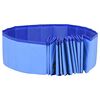 vidaXL Foldable Dog Swimming Pool Blue 300x40 cm PVC
