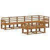 vidaXL Outdoor Sofa Set 8 pcs Natural Solid Acacia Wood