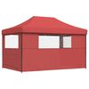 vidaXL Party Tent Folding Burgundy 292 x 440 x 315 cm Oxford Fabric