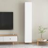 vidaXL TV Cabinets 2 pcs White 30.5x30x90 cm Engineered Wood