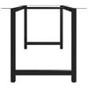 vidaXL Dining Table Leg H Frame 200x80x72 cm