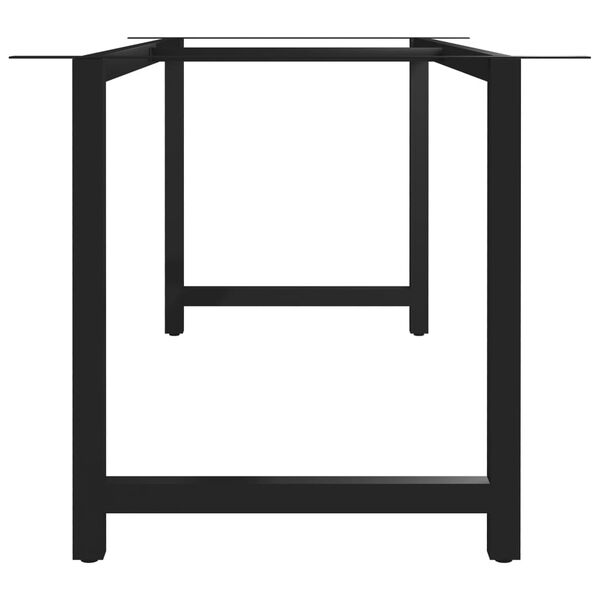 vidaXL Dining Table Leg H Frame 200x80x72 cm