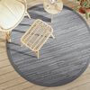 vidaXL Outdoor Carpet ARAKIL Grey &Oslash;160 cm PP