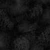 vidaXL Faux Rabbit Fur Blanket 4 pcs Black 240 x 270 cm Polyester