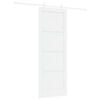 vidaXL Sliding Door 78 x 211 cm Engineered Wood White