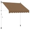 vidaXL Manual Retractable Awning Beige 100 cm