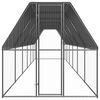 vidaXL Outdoor Chicken Cage 2x12x2 m Galvanised Steel