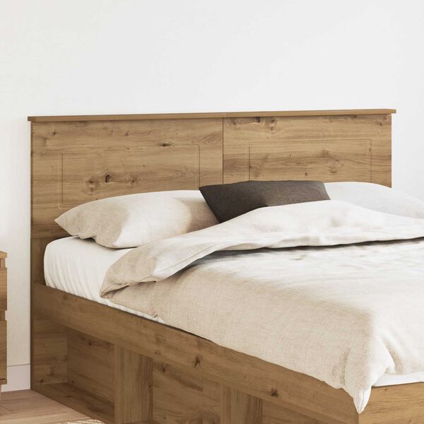 vidaXL Headboard with Headboard Artisan Oak 150 cm Engineered wood