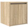 vidaXL Wall-Mounted Bedside Cabinets 2 pcs Sonoma Oak 38x34x40 cm