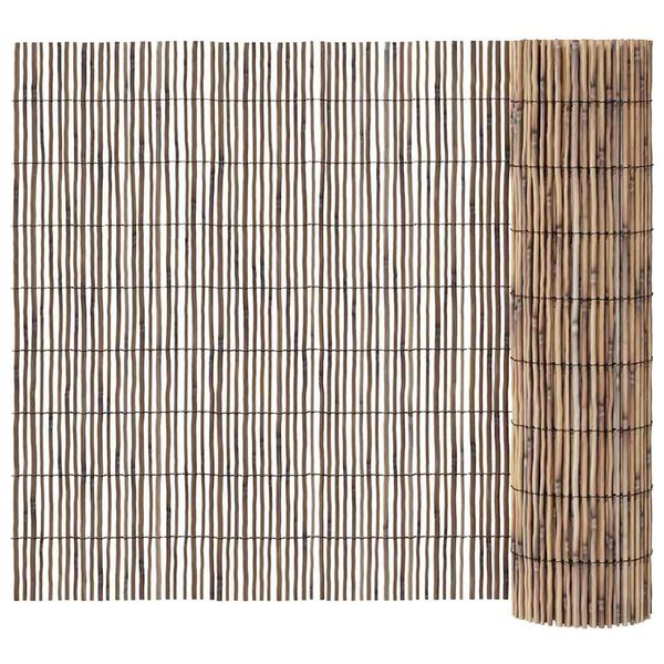 vidaXL Reed Fence Folding Brown 300 x 140 cm Reed