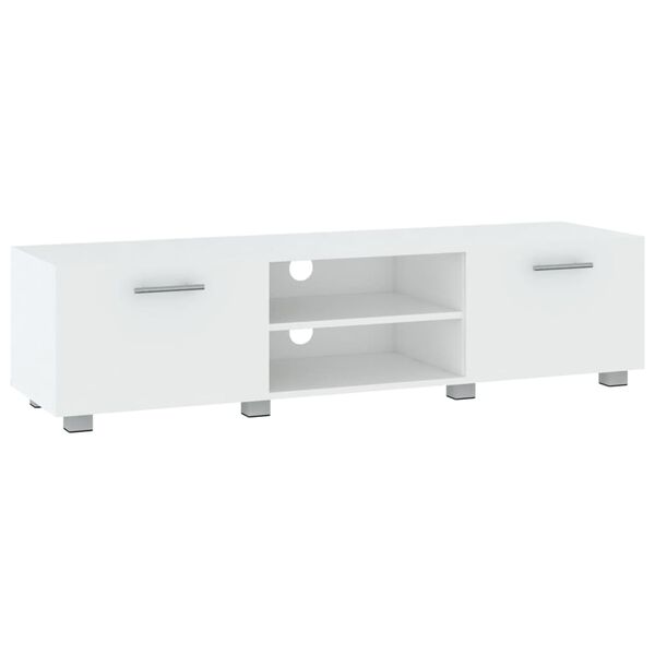 vidaXL TV Cabinet White 140x40x35 cm Engineered Wood